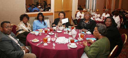 people at table