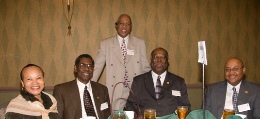 four men and a lady