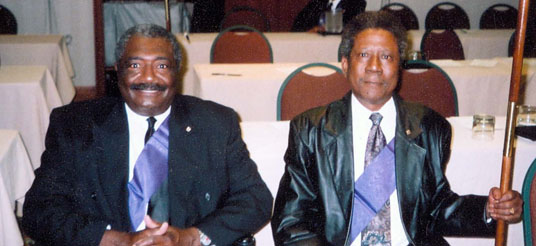 two men seted