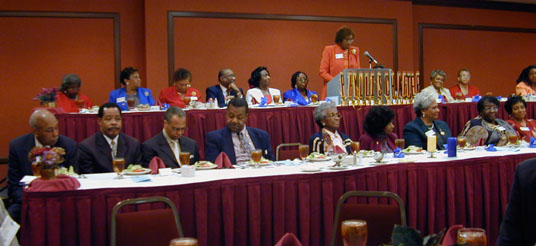 Phyllis Chapter luncheon head table