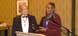 President Flora Simon makes presentation to President Williams 2007